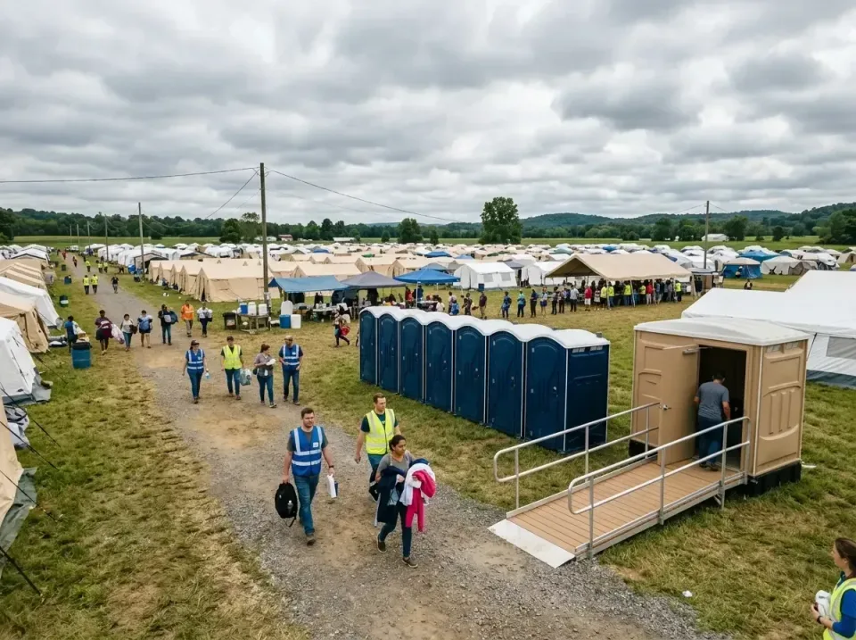 disaster-relief-camp-restrooms-010 — frequently asked questions, Dumpster & Portable Bathrooms Rental in Tanglewilde, WA